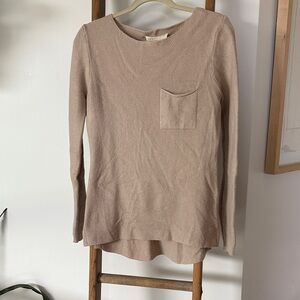 Lovestitch Tan Sweater with Pocket